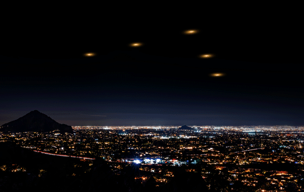 Steven Greer Phoenix Lights claims