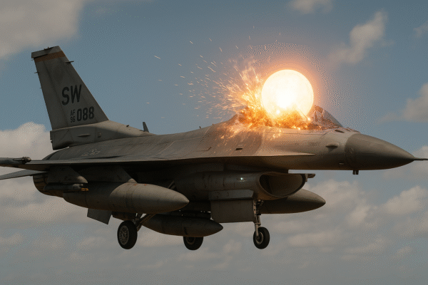 UFO Crashed Into Fighter Jet