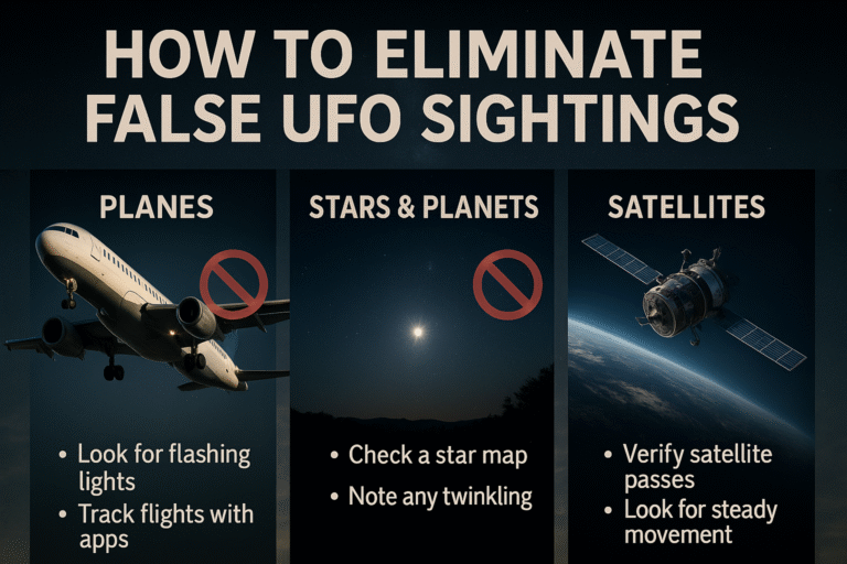 Eliminate False UFO Sightings